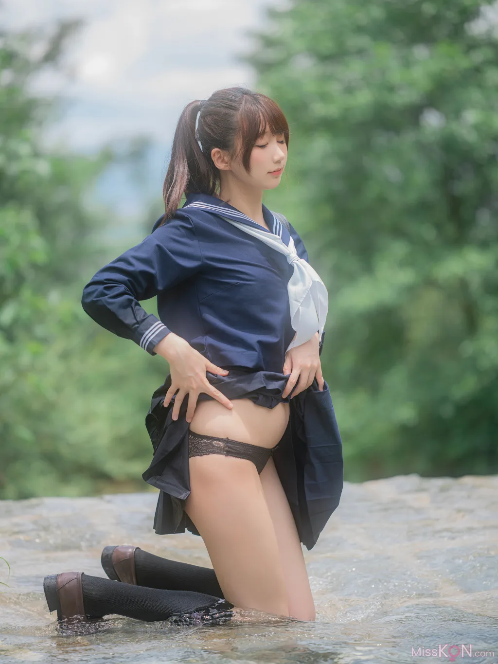 Coser@NAGISA魔物喵: 川で水遊び (110 photos) 3 Coser@NAGISA魔物喵: 川で水遊び (110 photos) 3