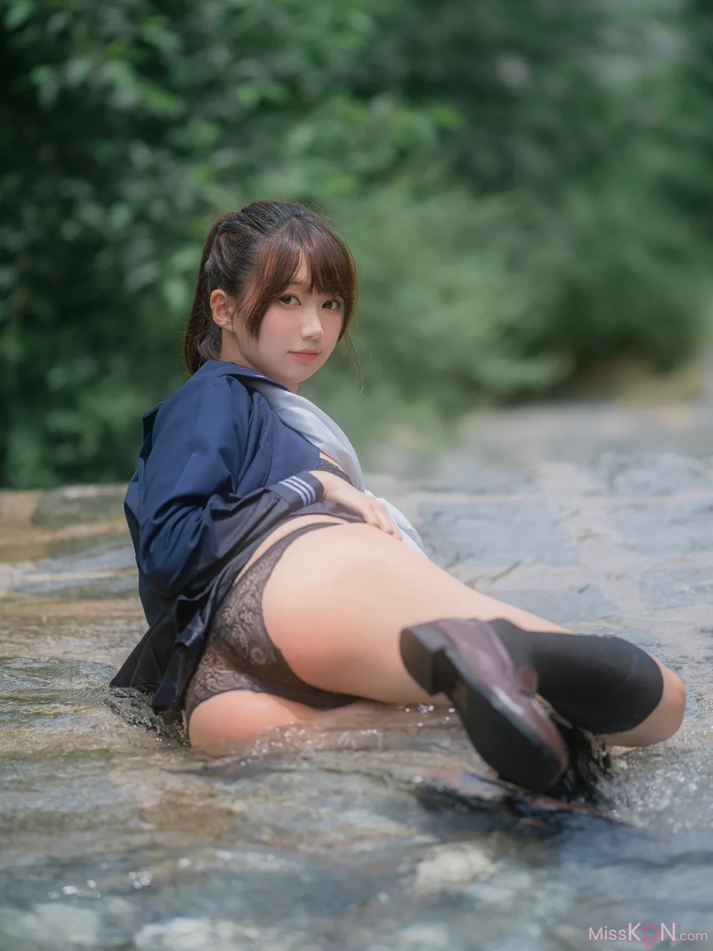 Coser@NAGISA魔物喵: 川で水遊び (110 photos) 18 Coser@NAGISA魔物喵: 川で水遊び (110 photos) 18