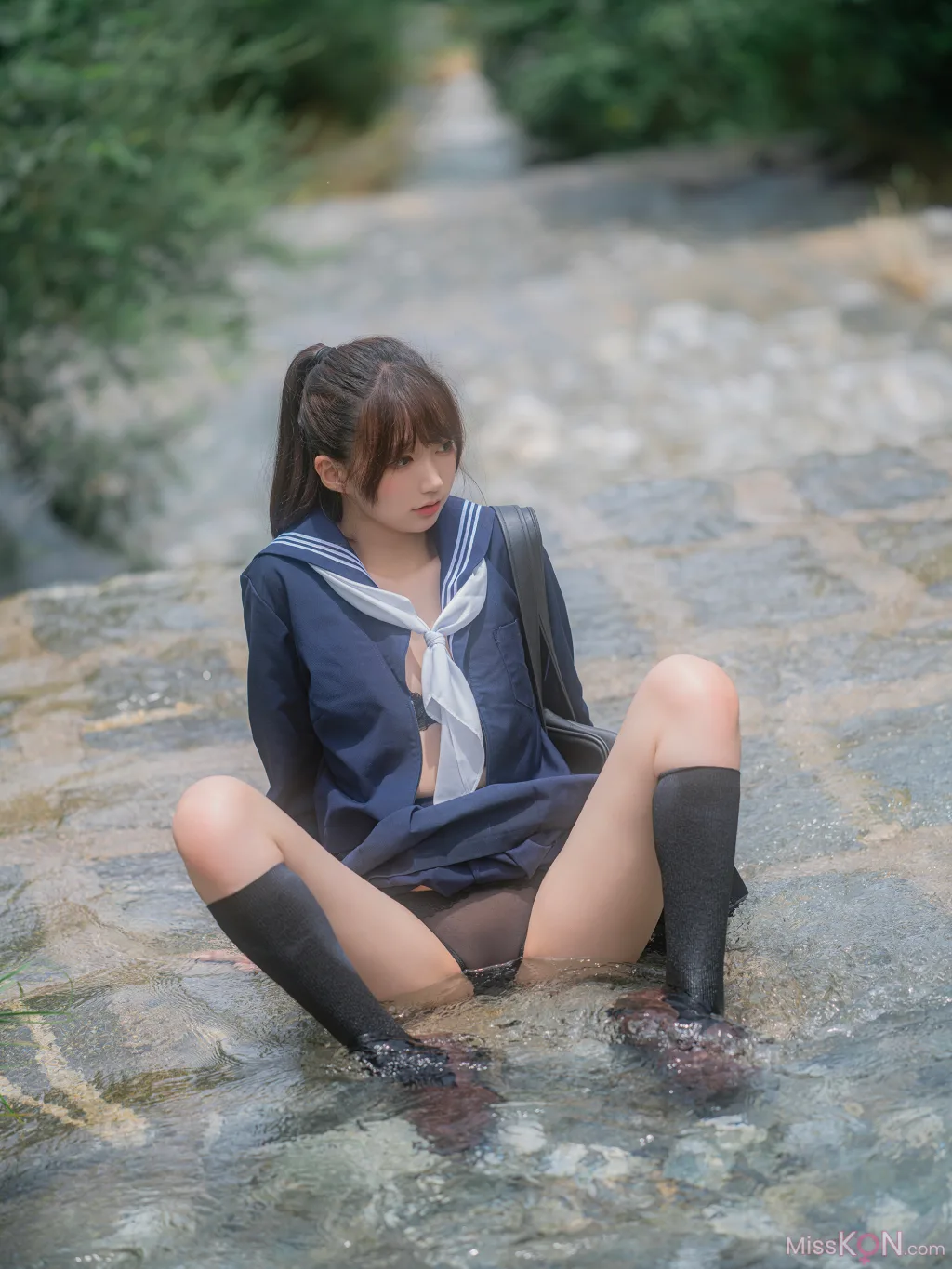 Coser@NAGISA魔物喵: 川で水遊び (110 photos) 10 Coser@NAGISA魔物喵: 川で水遊び (110 photos) 10