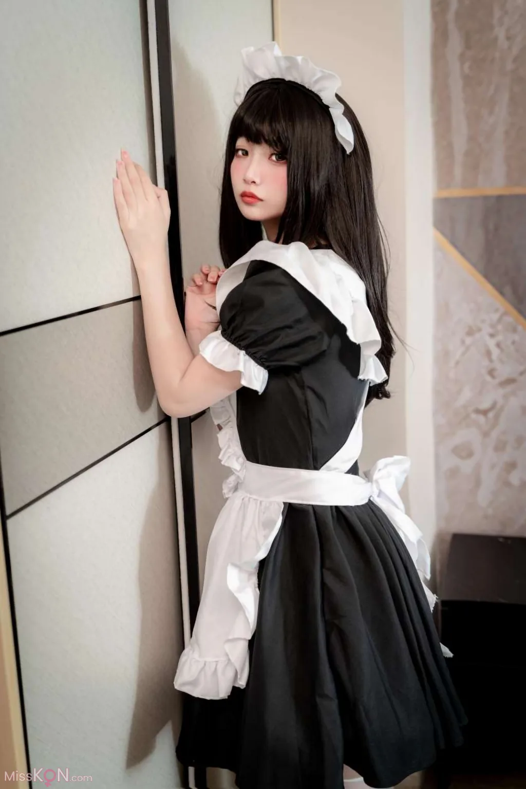 Coser@星野柒兔: 女仆 (14 photos) 