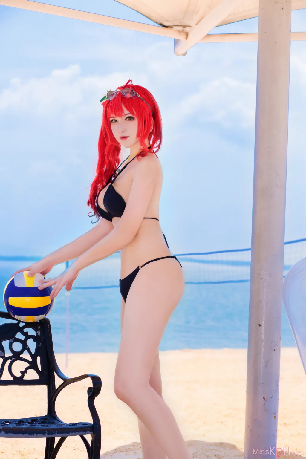 Coser@隼隼子 & 刺青Poi: 沙滩排球 (40 photos) 
