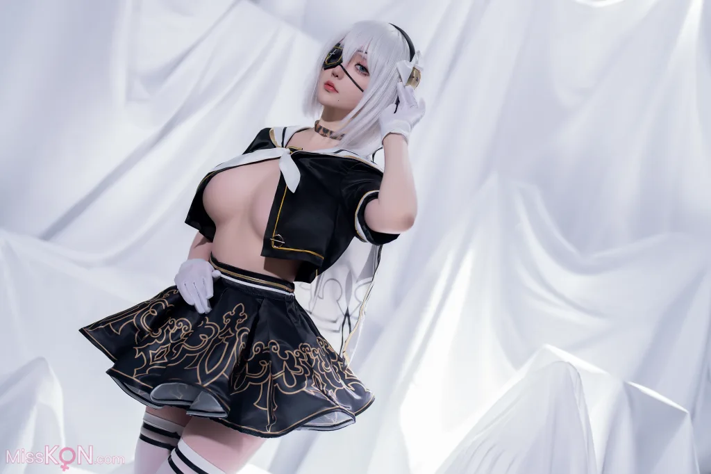 Coser@星之迟迟Hoshilily: 尼尔同人 2B学生服 (29 photos) 