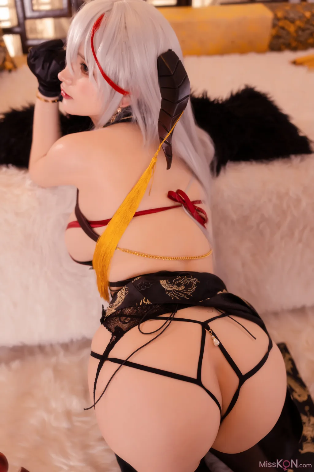Coser@前羽_rr: 埃吉尔 旗袍 +S (40 photos) 
