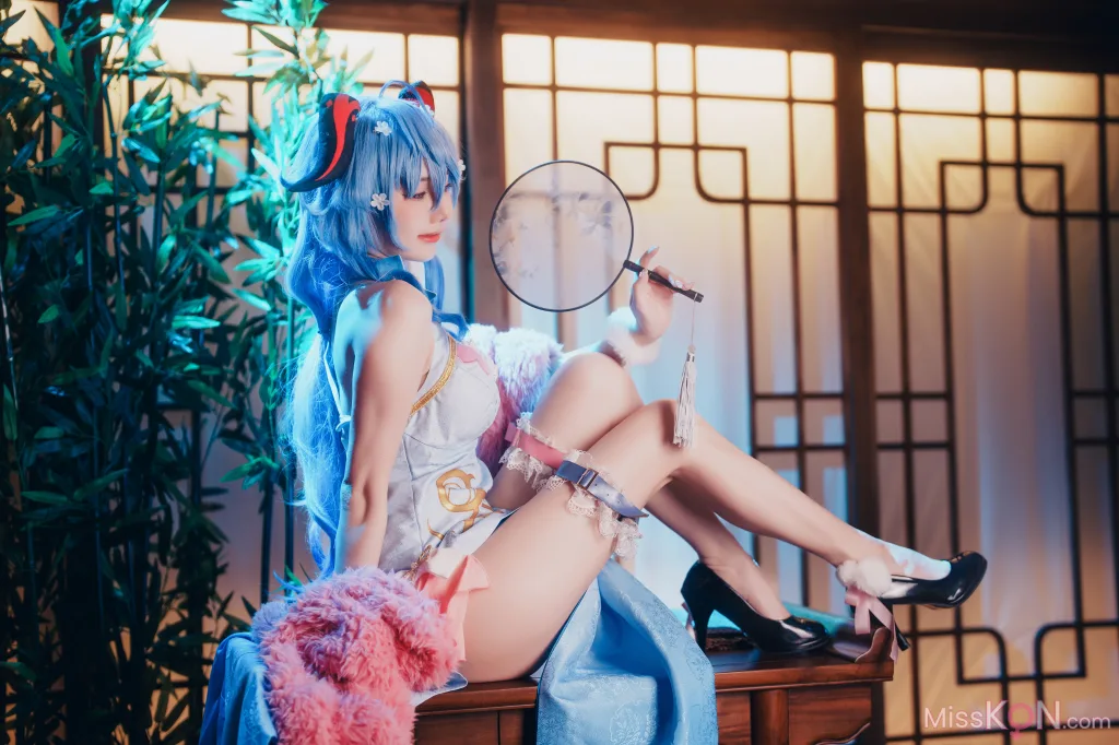 Coser@Sally多啦雪 (Sally Dorasnow): Ganyu QiPao (39 photos) 1 Coser@Sally多啦雪 (Sally Dorasnow): Ganyu QiPao (39 photos) 1