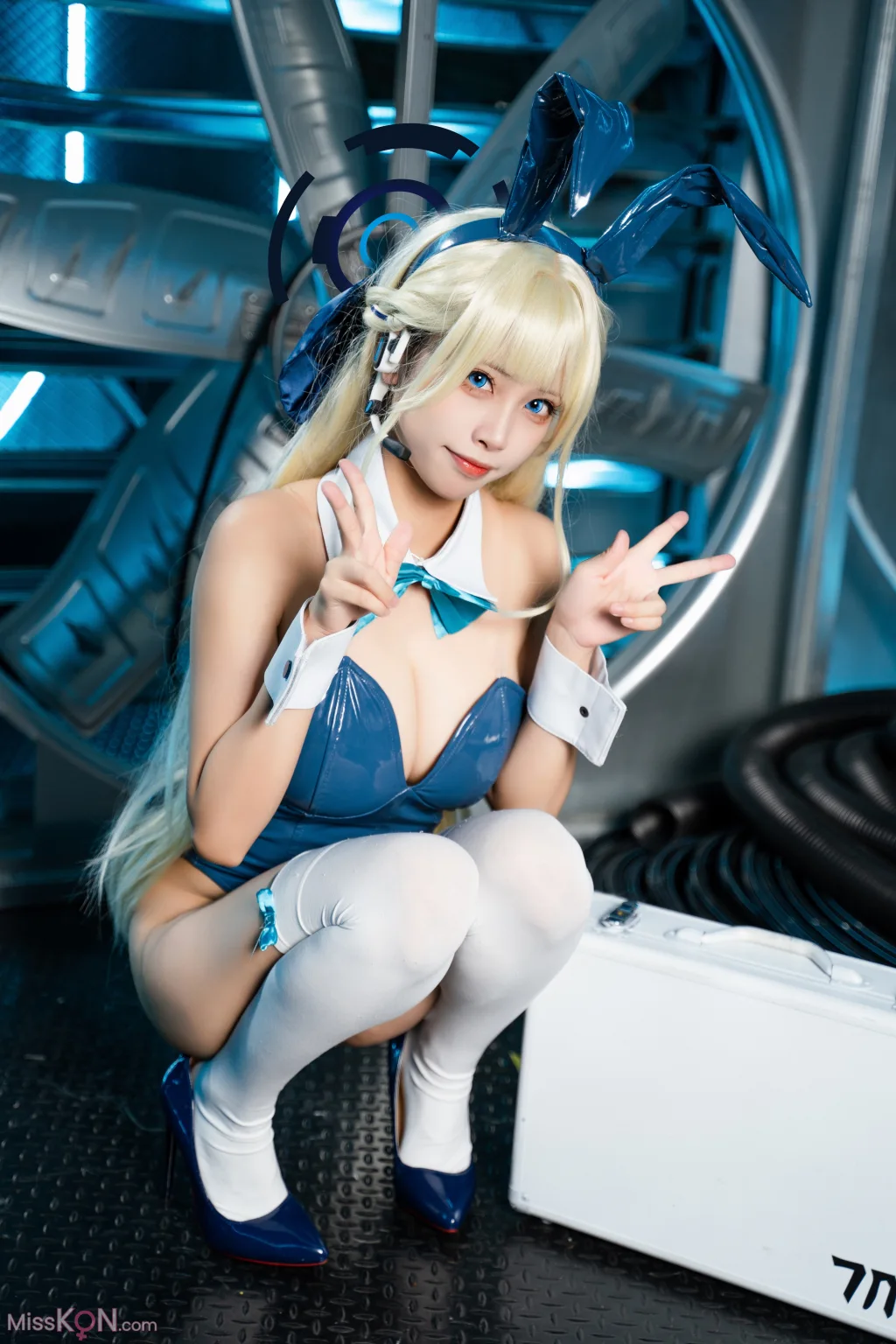 Coser@三無人型: 蔚蓝档案 飞鸟马时兔女郎 (60 photos) 12 Coser@三無人型: 蔚蓝档案 飞鸟马时兔女郎 (60 photos) 12