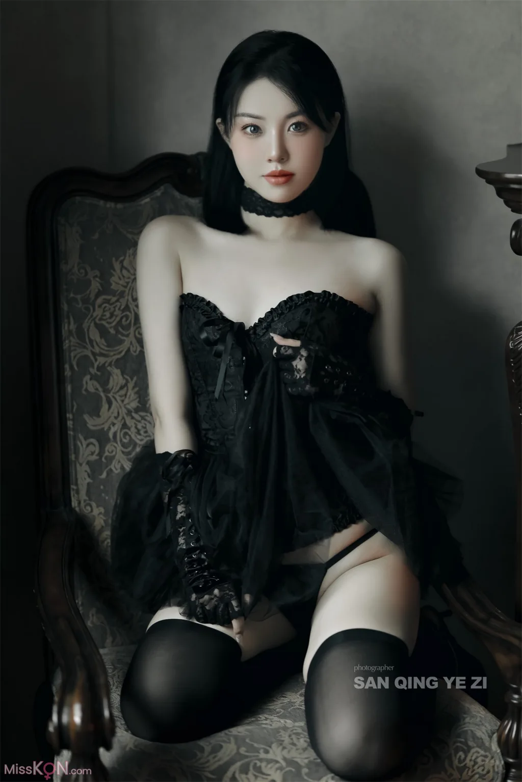 橘猫juju: 顶级小美女 黑色蕾丝下的神秘诱惑 (90 photos ) 12 橘猫juju: 顶级小美女 黑色蕾丝下的神秘诱惑 (90 photos ) 12