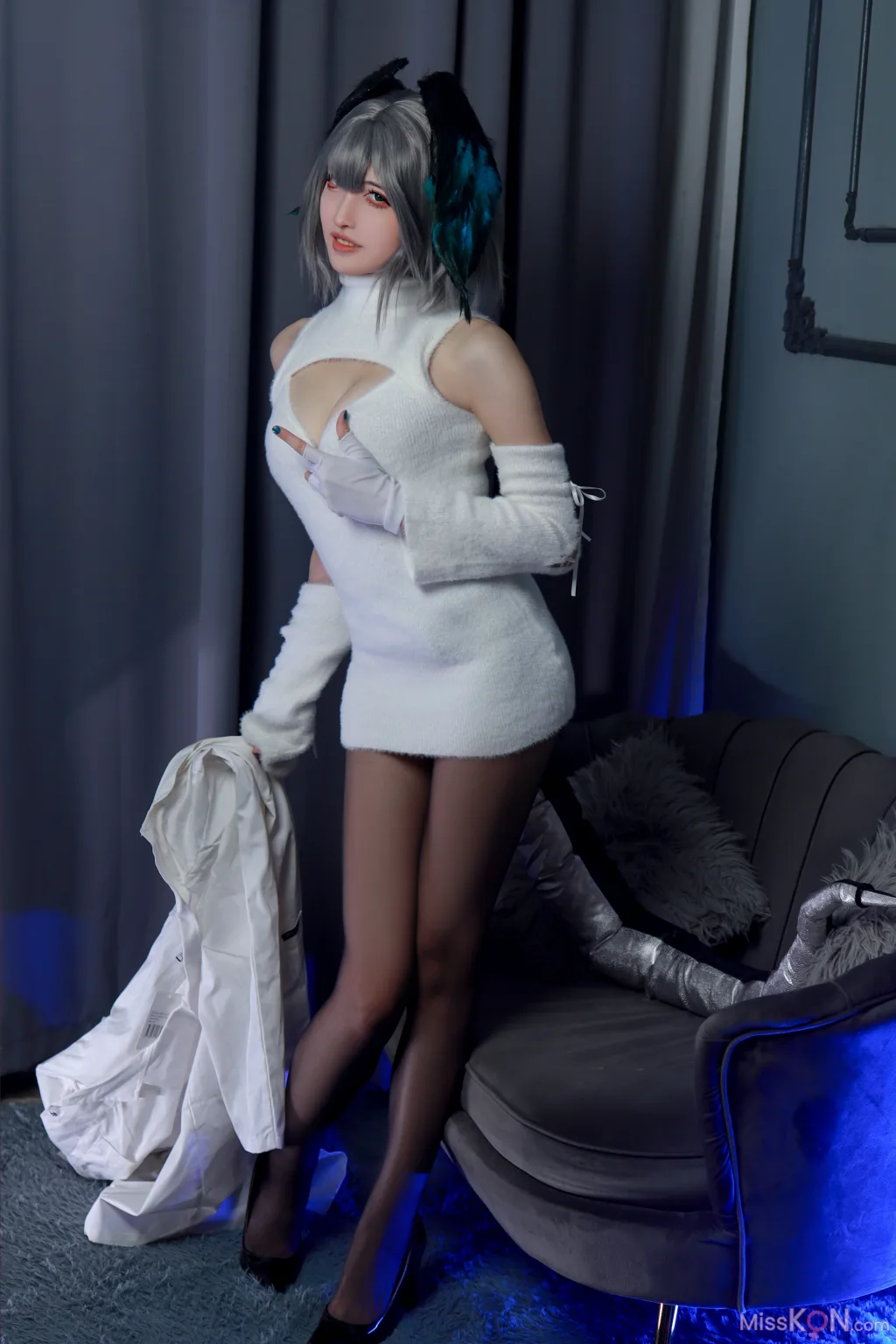 Coser@山崎雷纳: 阿克奈兹霍尔海亚竖毛衣 (91 photos)