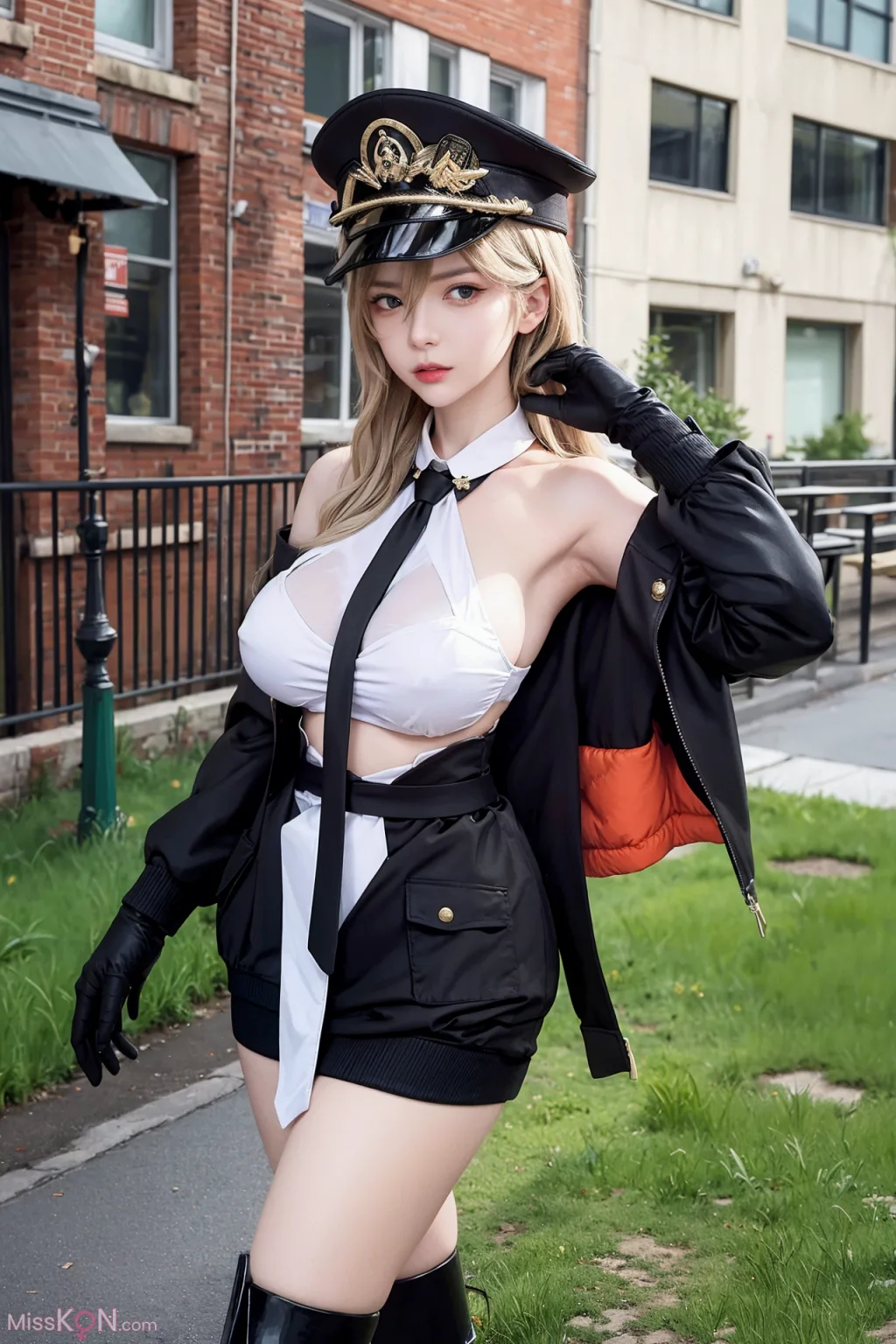 [AI Generated] AI美女制服军官图集 (54 photos)