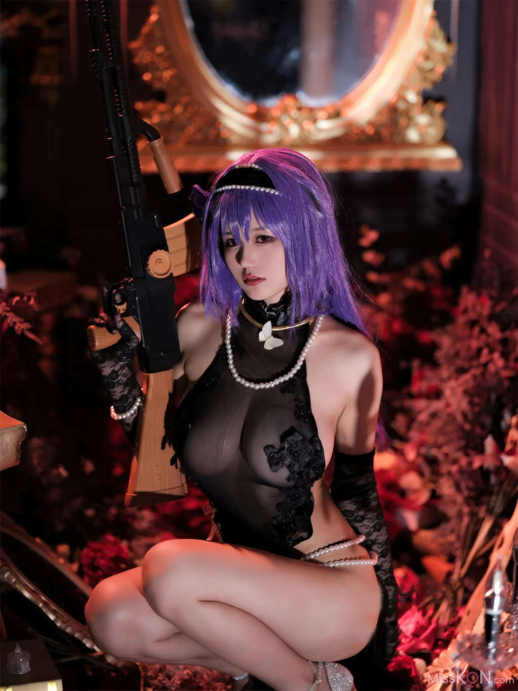 Coser@小仓千代w: 少女前线 ZB26 暗蔷摇曳 (20 photos) 