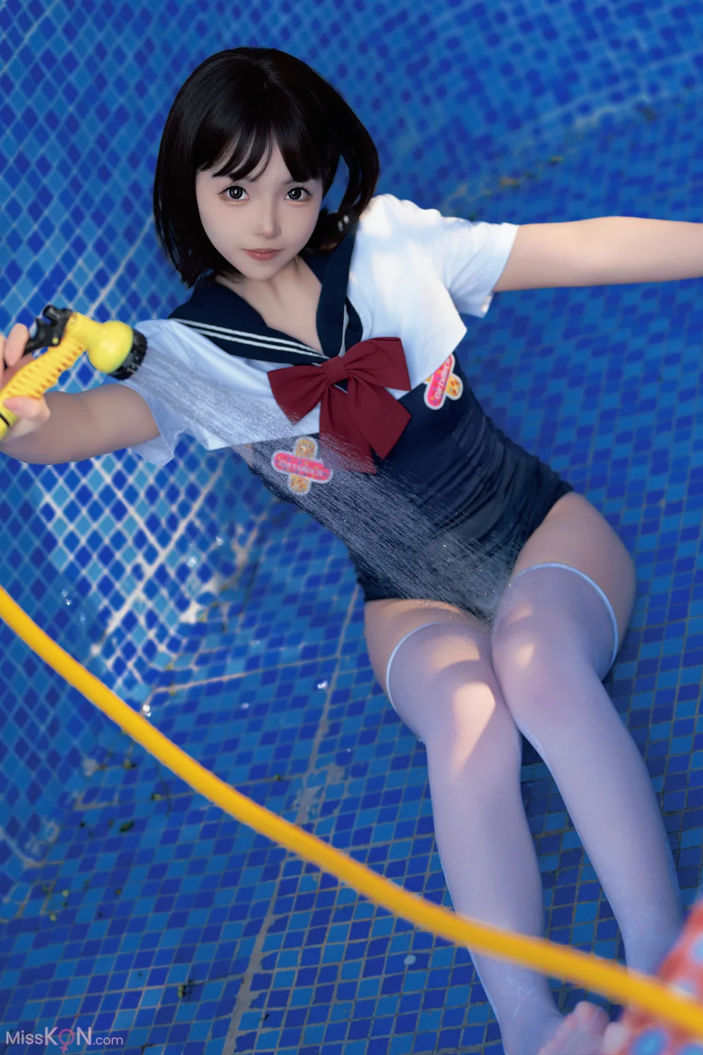 Coser@Bangni邦尼: 反差JK泳装 (97 photos ) 8 Coser@Bangni邦尼: 反差JK泳装 (97 photos ) 8