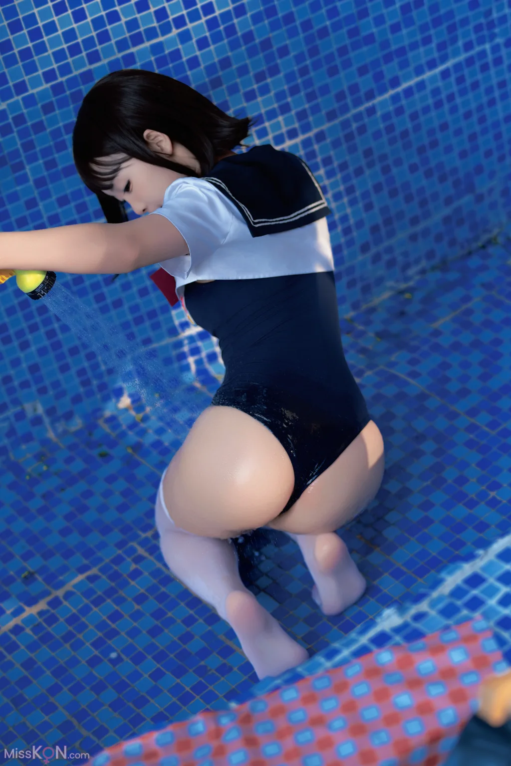 Coser@Bangni邦尼: 反差JK泳装 (97 photos ) 9 Coser@Bangni邦尼: 反差JK泳装 (97 photos ) 9