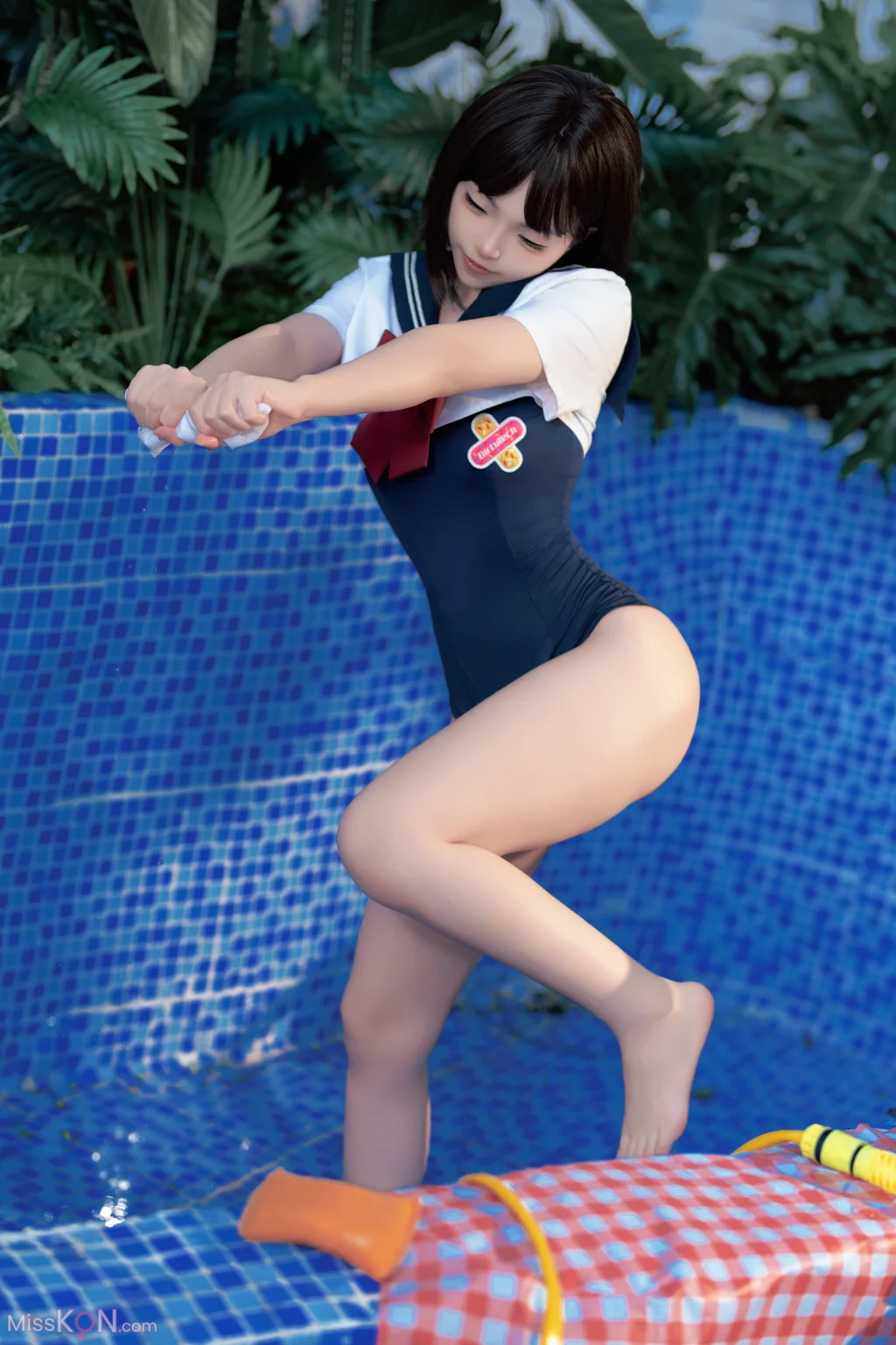 Coser@Bangni邦尼: 反差JK泳装 (97 photos ) 15 Coser@Bangni邦尼: 反差JK泳装 (97 photos ) 15