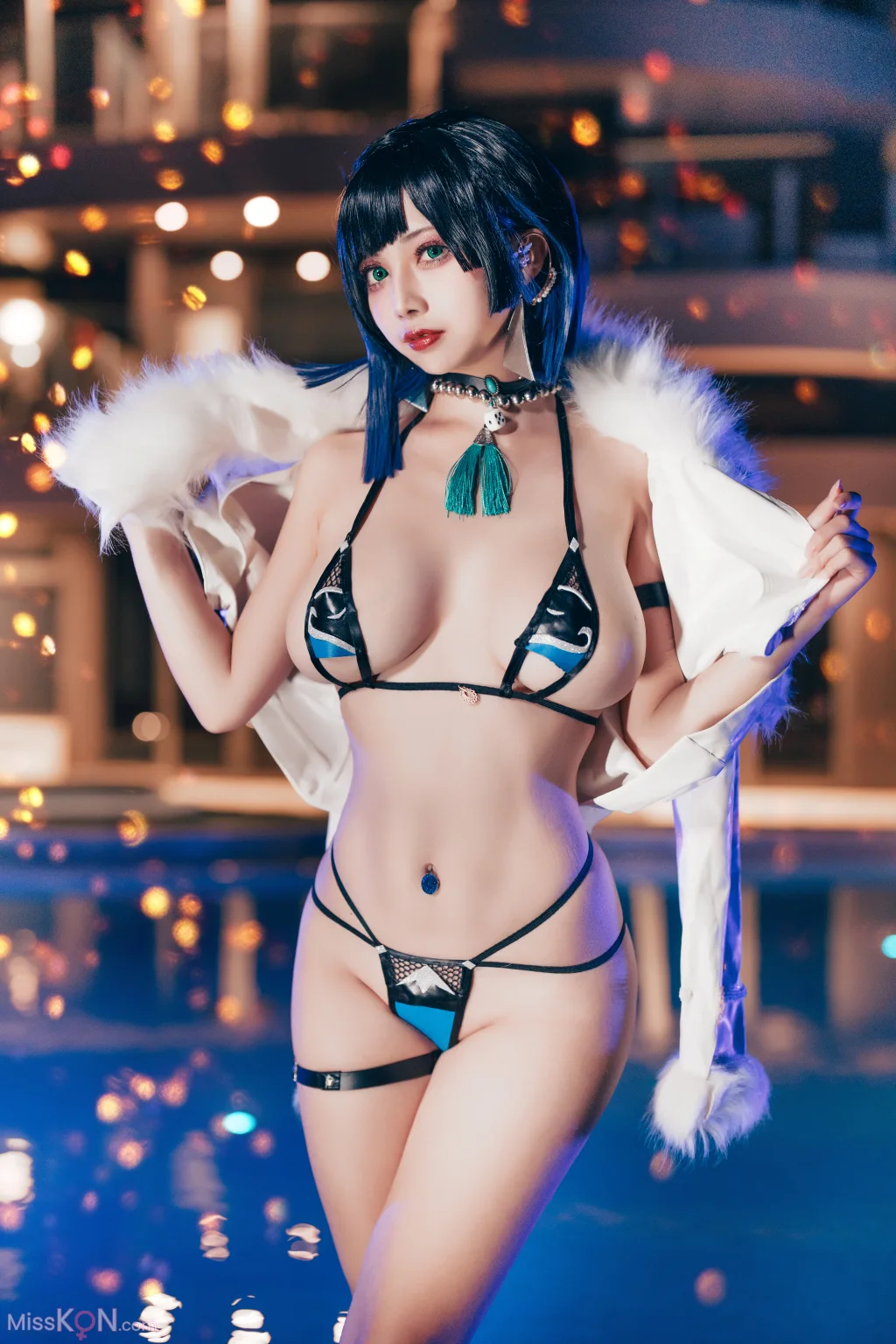Coser@沖田凜花Rinka: 原神 – 夜兰 (31 photos)